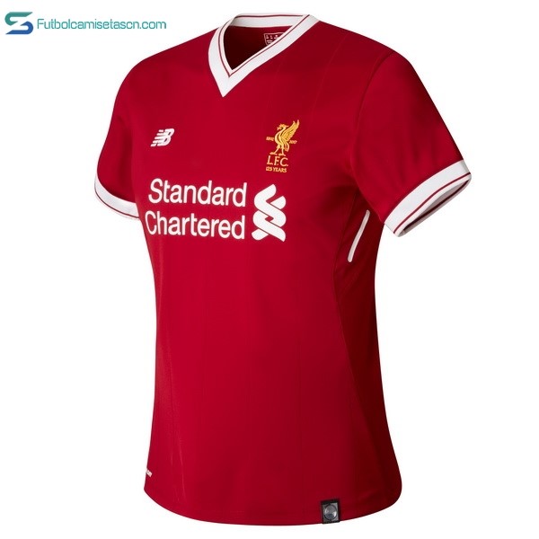 Camiseta Liverpool Mujer 1ª 2017/18